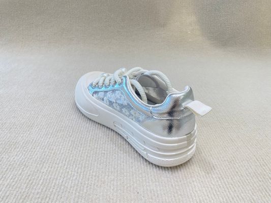 Pearl Flower Womens Leather Casual Shoes Breathable Soft And Heightening